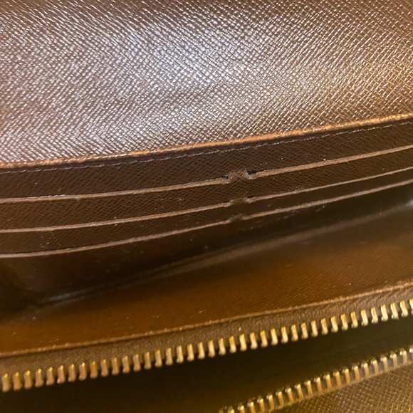 Louis Vuitton Damier Ebene Sarah wallet Authentic Project - Picture 3 of 12